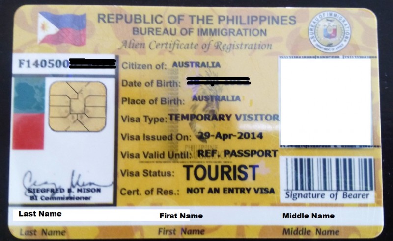 ACR-I card Tourist