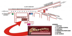 Boomerang Hotel Map