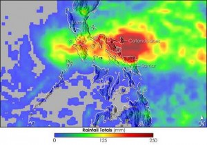 Typhoon Durian from NASA