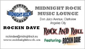 Luzon, Pampanga, Angeles City, Bar, Midnight Rock Banner