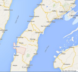 Map Moalboal, Cebu