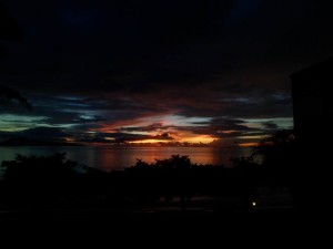 Puerto Galera Sunrise 5.20am 13 Sept 2013